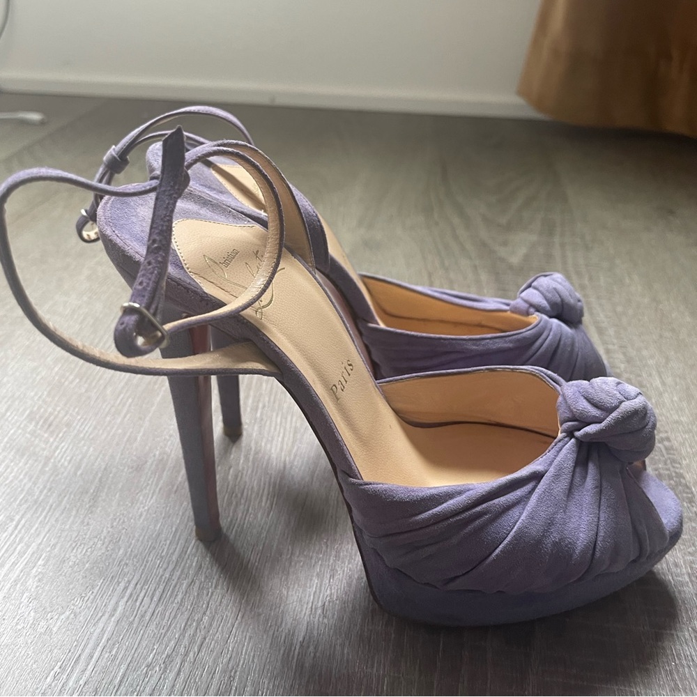 Christian Louboutin platform heels.